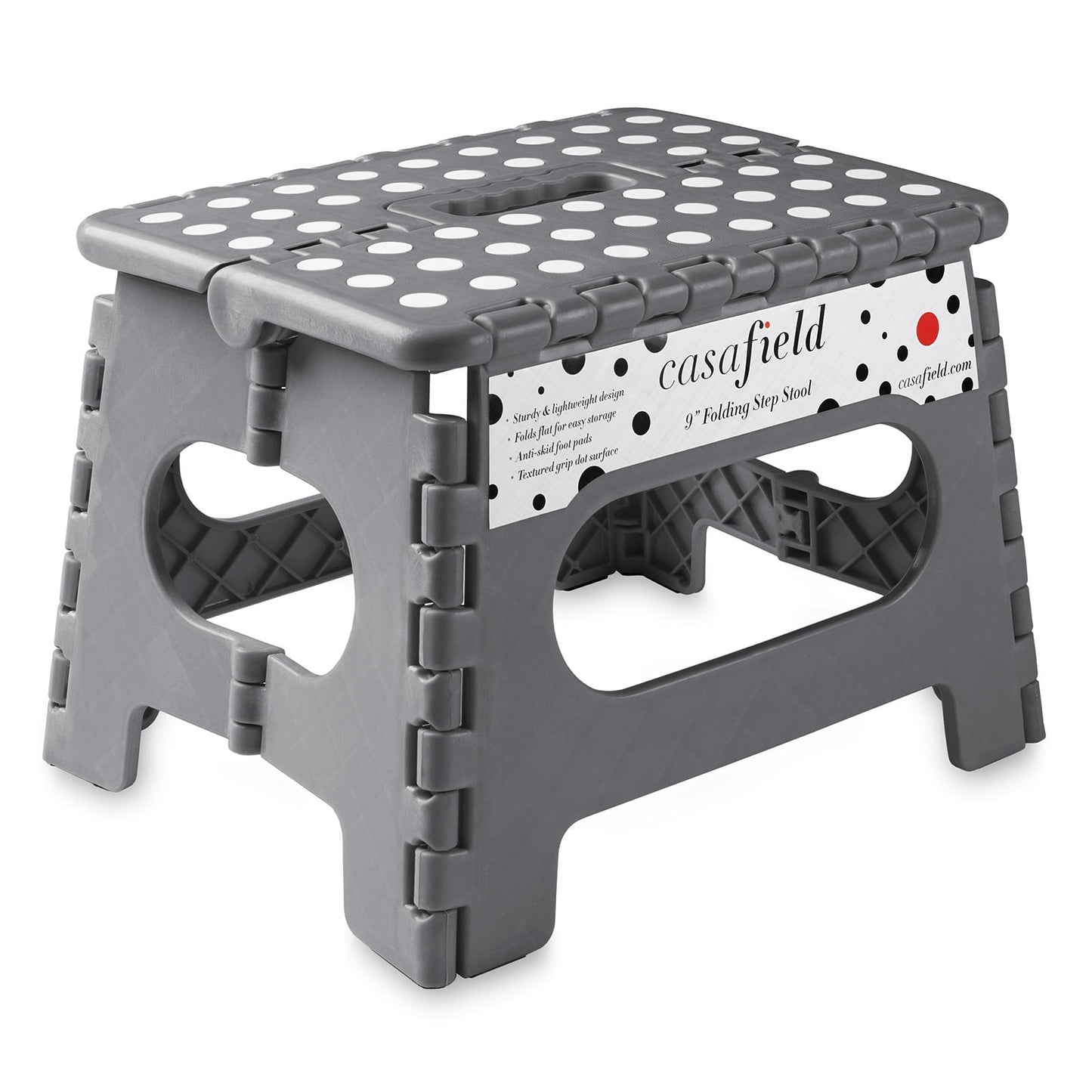 9" Folding Step Stool w/ Handle