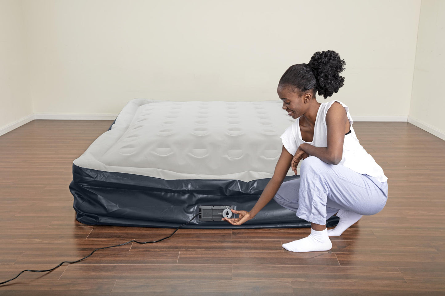 Twin/King  Air Mattress with Built-in Pump