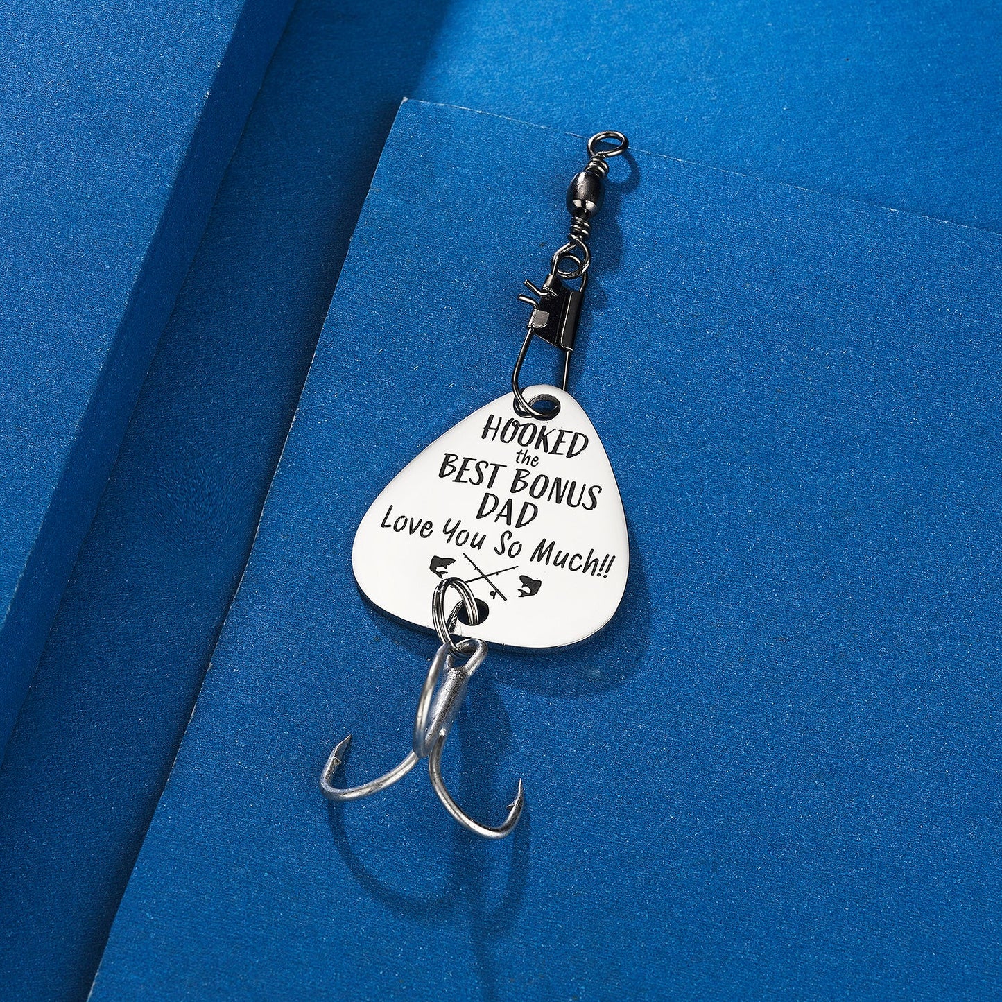 Hooked The Best Bonus Dad Fishing Lure - Fathers Day Gift