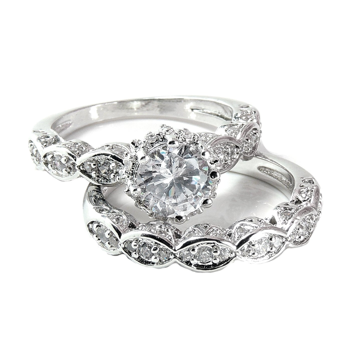 Engagement & Wedding Ring Set