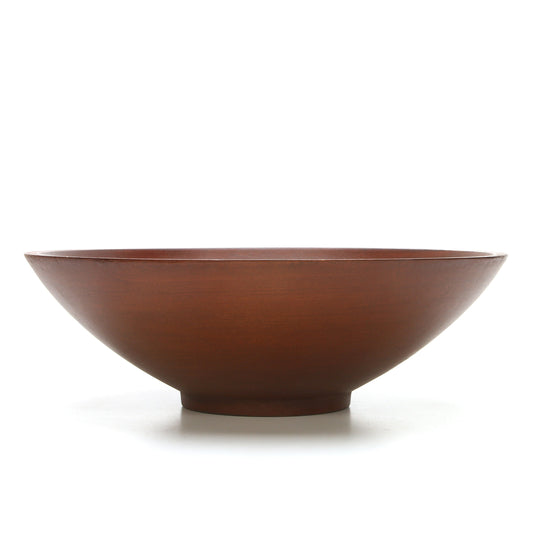 11.8 inch Diameter, Wooden Finished Decorative Bowl