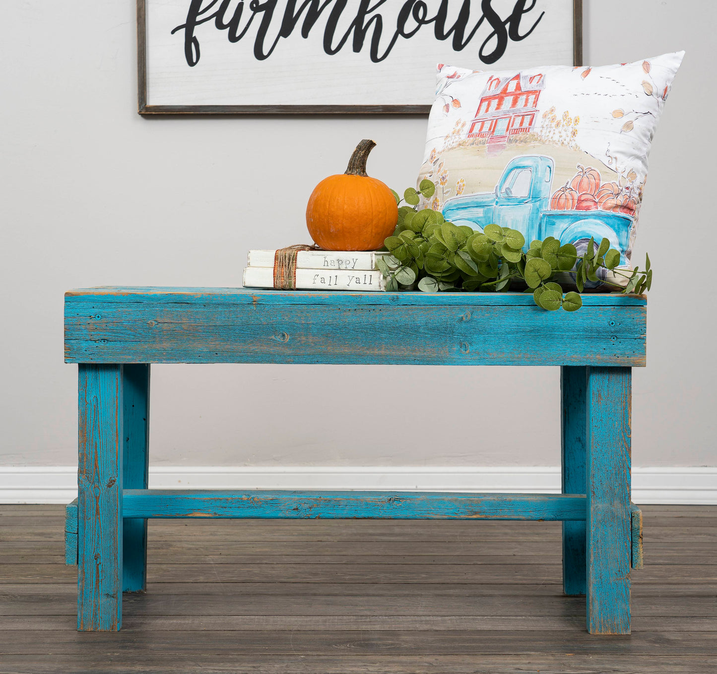 Woven Paths Wood Bench