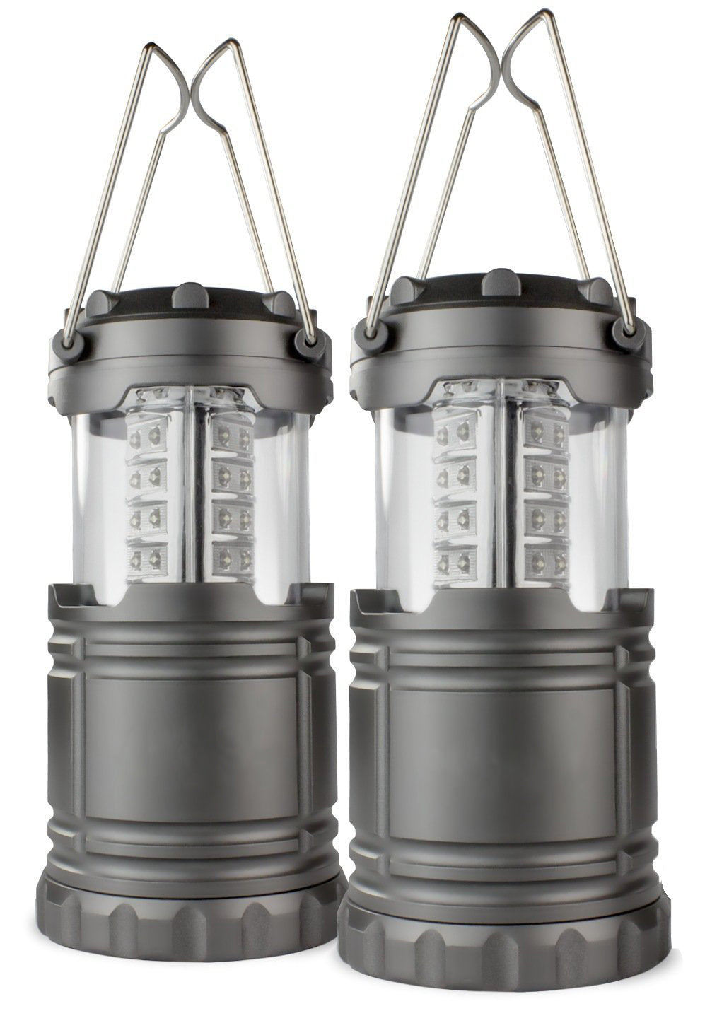 2 Pack Portable Outdoor LED Lantern Camping Lanterns