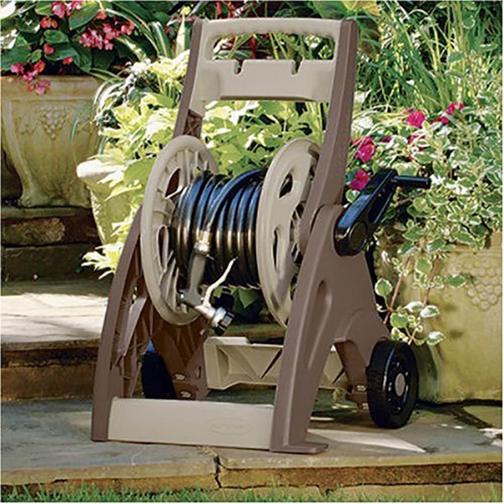 175' Resin Garden Reel Wheeled Cart for 5/8" Vinyl Hose