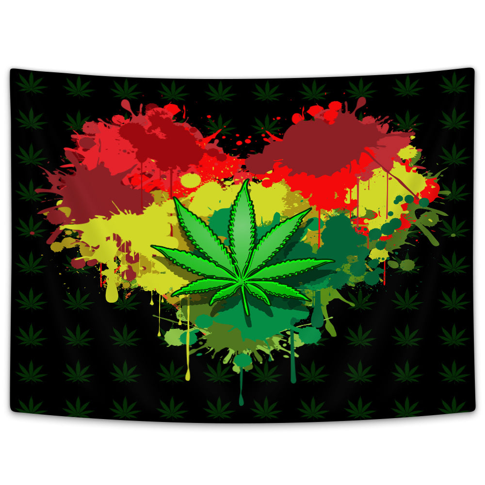 Leaf Heart  Tapestry Home Decoration (90"x70")