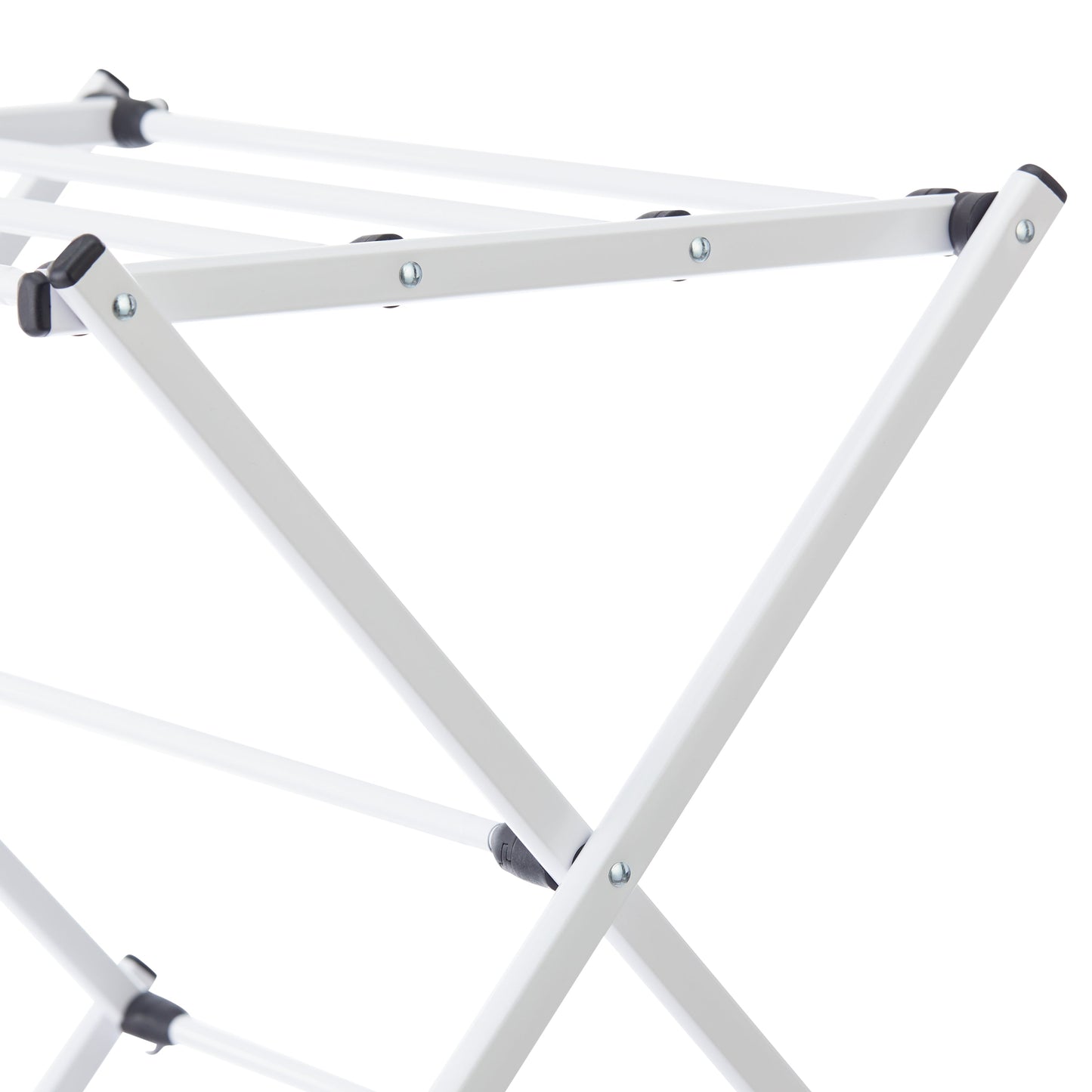 Expandable Steel Laundry Drying Rack, White