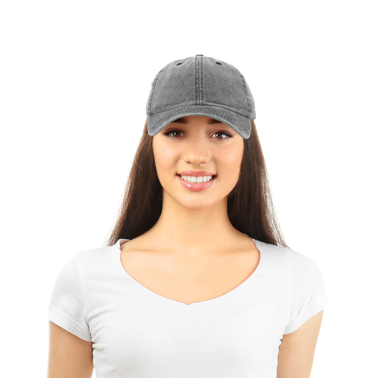 Washed Cotton Baseball Cap for Men/Women