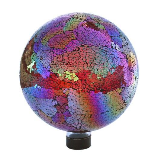 Mosaic Color-Toned Gazing Globe, 10" for Outdoor Home Decoration