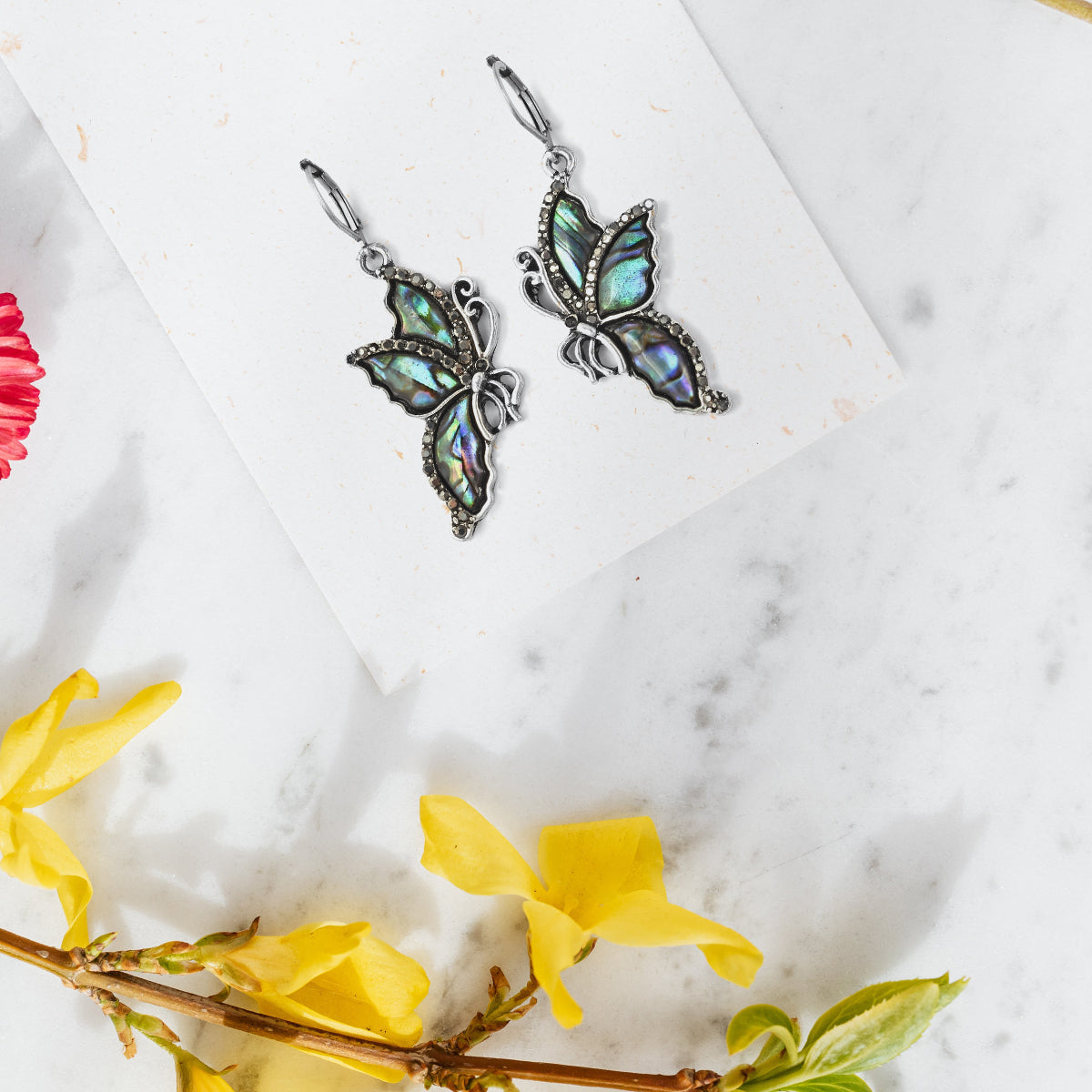 Butterfly Dangle Drop Earrings for Women