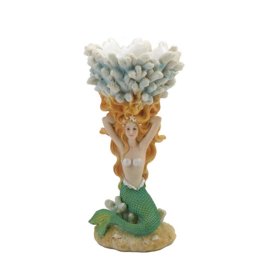 Dragon Crest Grand Mermaid Candleholder