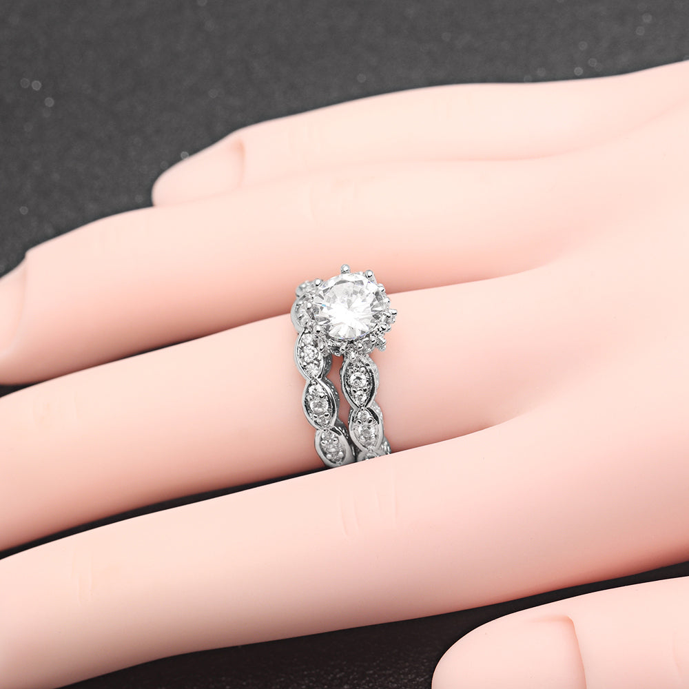 Engagement & Wedding Ring Set