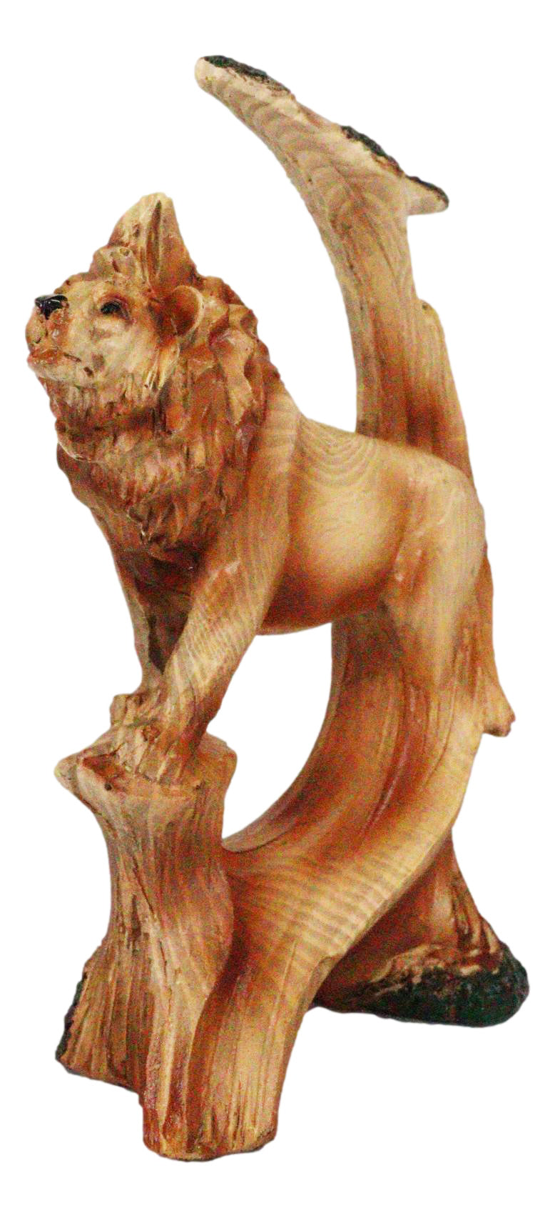 Safari Apex Predator Big Cat Lion Carving Resin Figurine