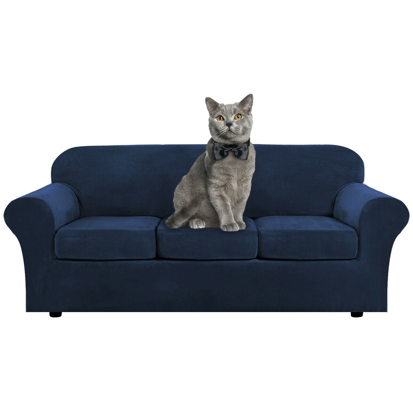 Sofa Covers for 3 Seaters (Base Cover Plus 3 Individual Cushion Covers)