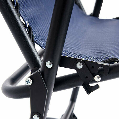 Folding Zero Gravity Rocking Chair w/ Headrest