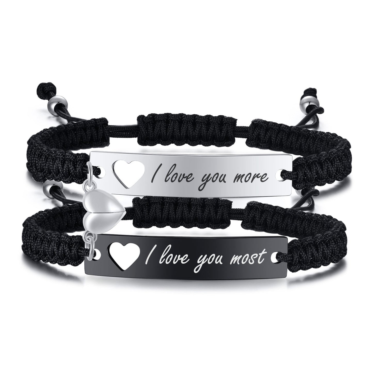 Adjustable Magnetic Couples Bracelets