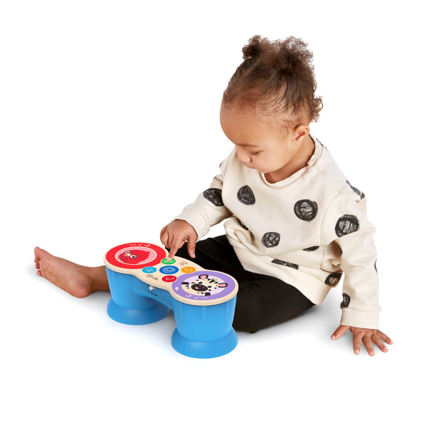 Magic Touch Wooden Drums Infant Musical Toy