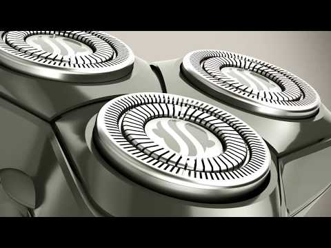Skull Shaver Palm 3 Head Electric Razor for Men Face & Head