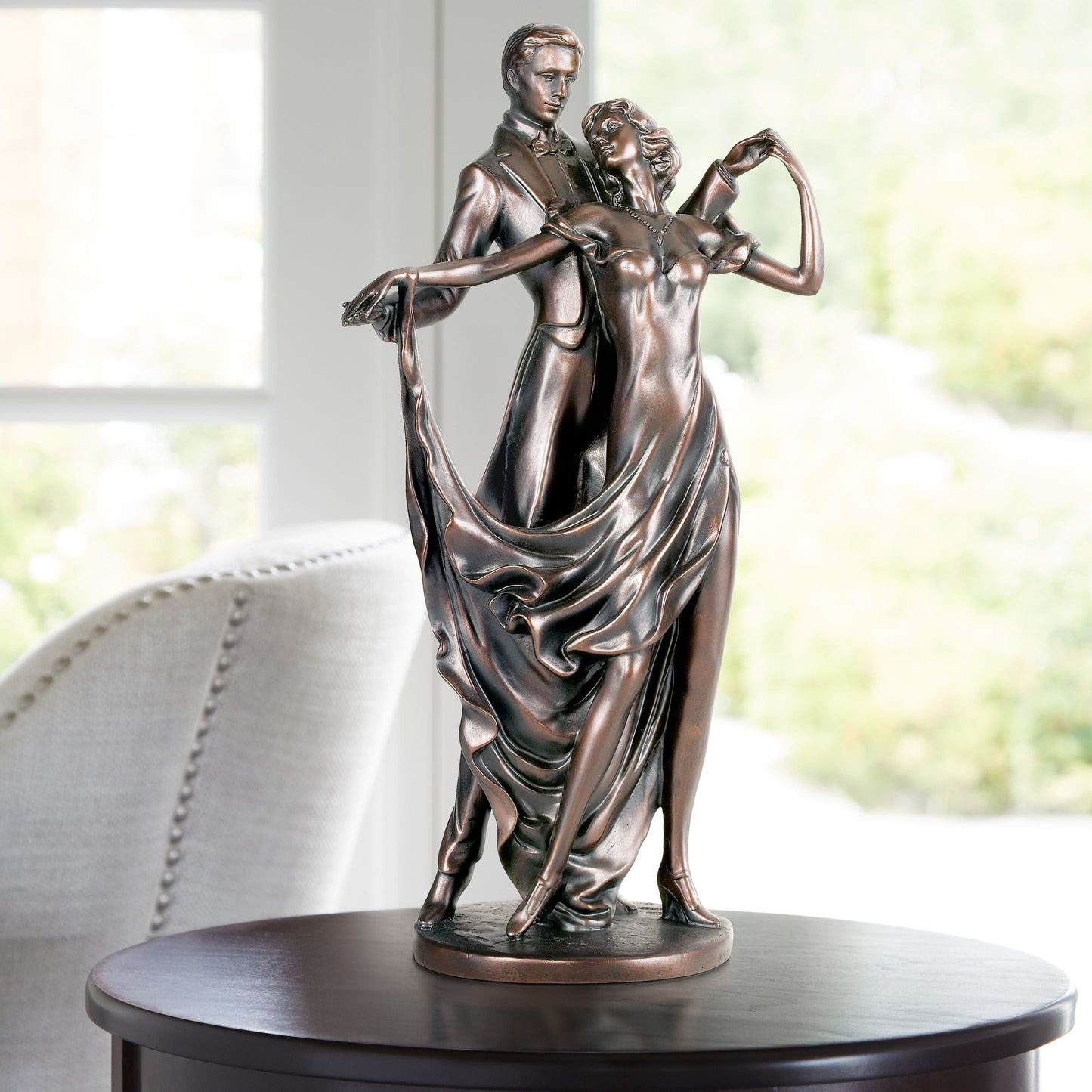 Dancing Lovers 13 1/2" High Accent Sculpture Home Decoration