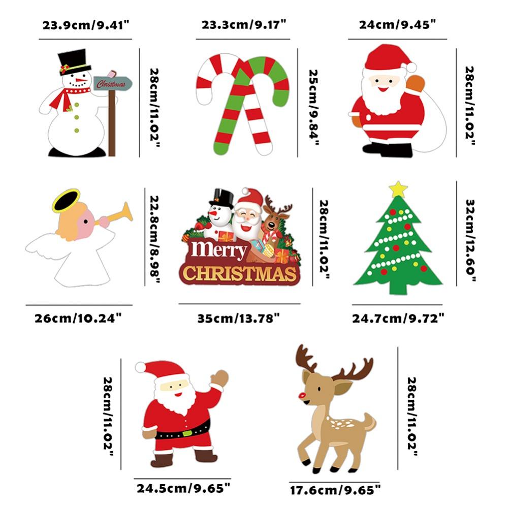 Christmas Yard Signs Set of 8