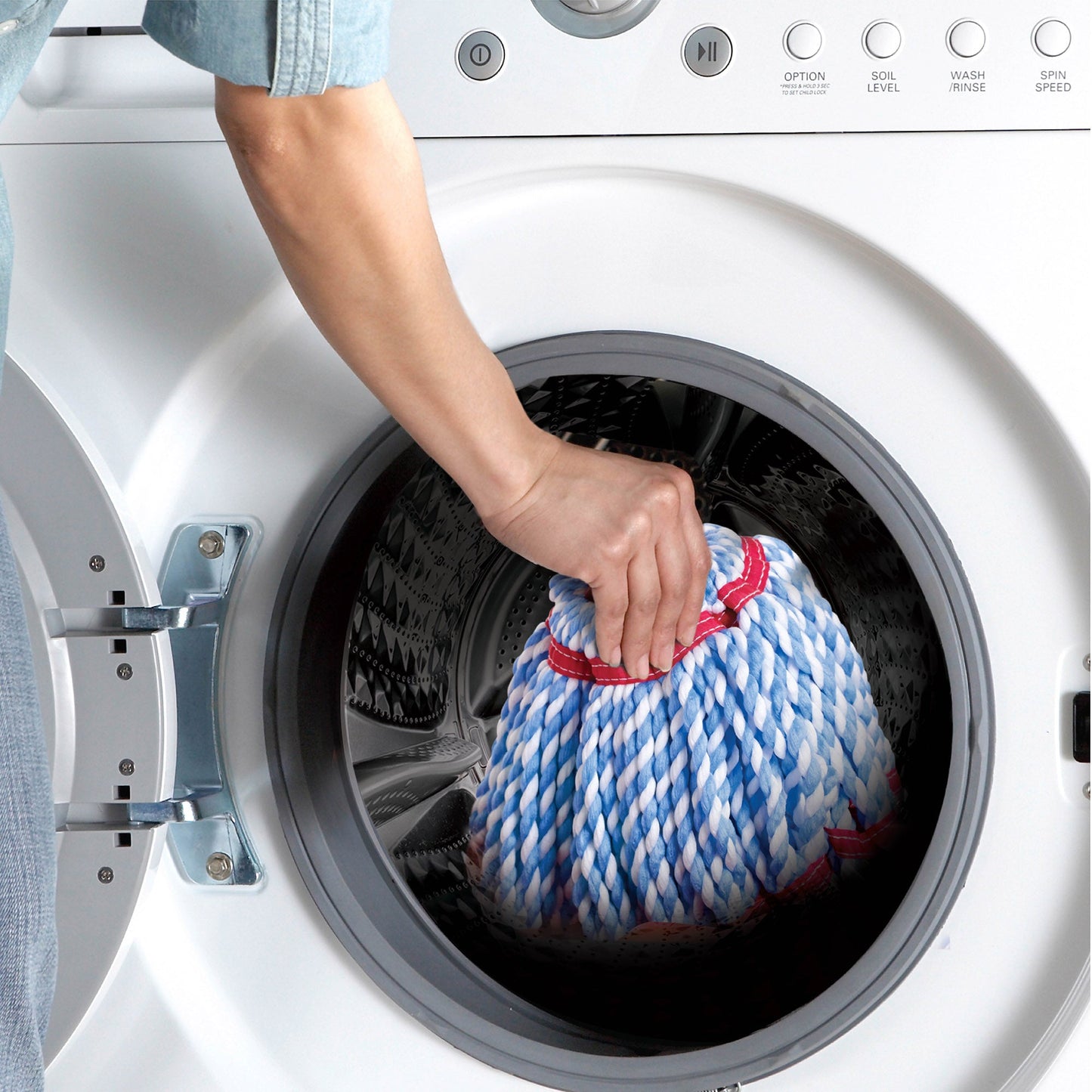 Microfiber Mop, Removes 99% of Bacteria w/ Just Water