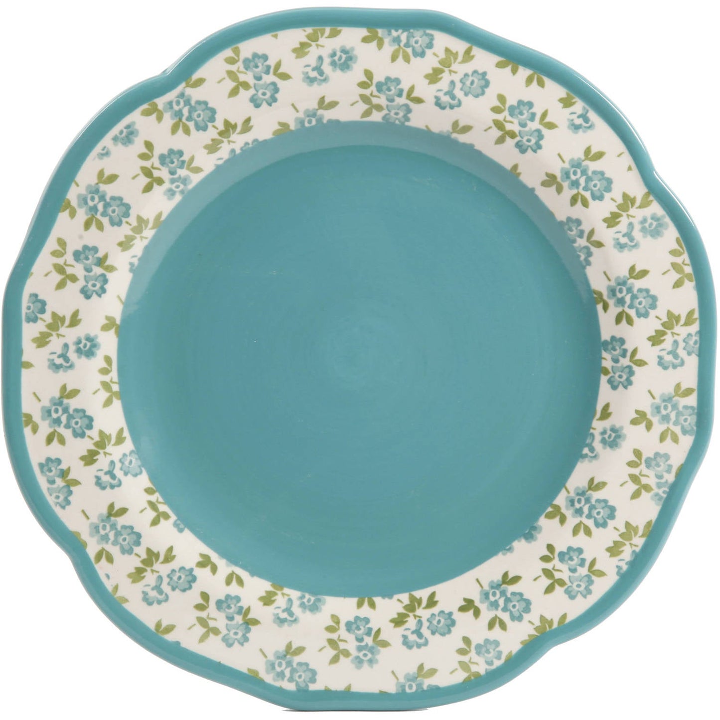 Timeless Floral & Retro Dot 12-Piece Dinnerware Set
