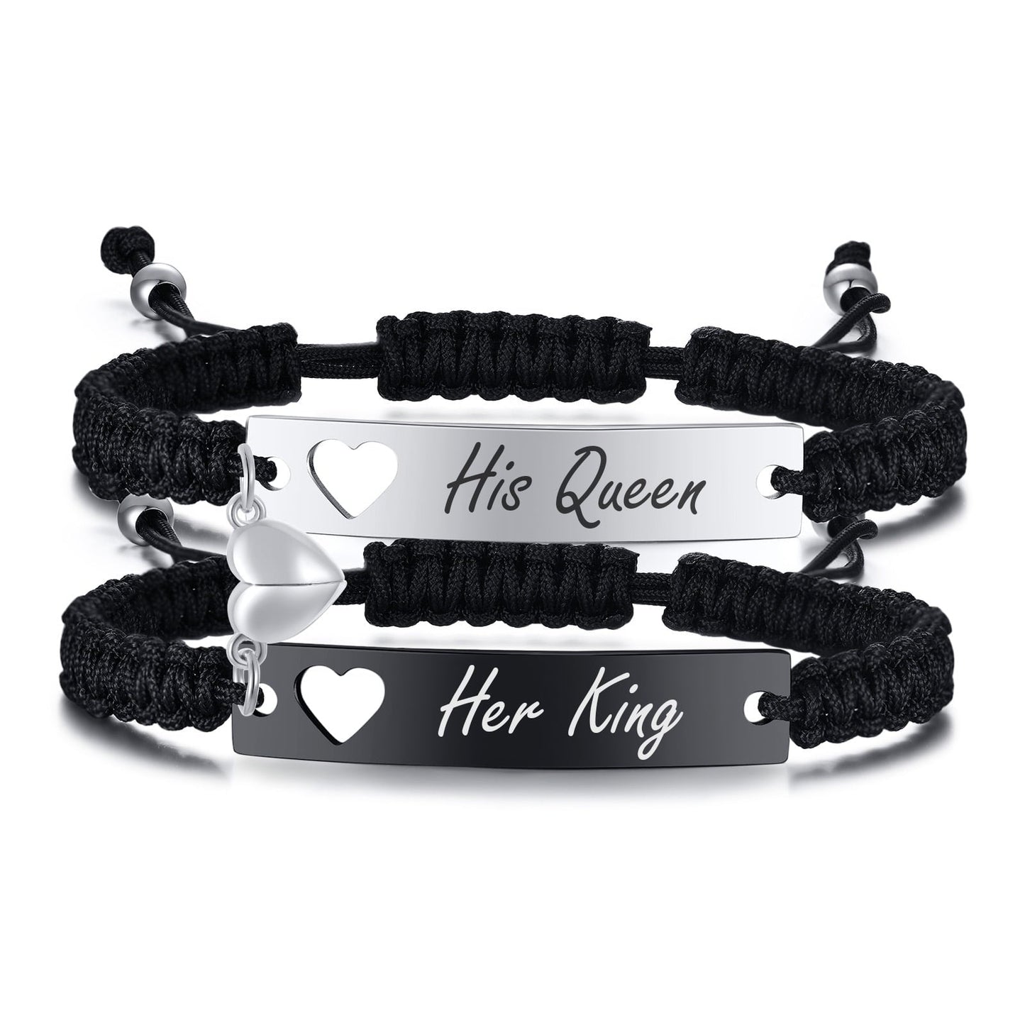 Adjustable Magnetic Couples Bracelets