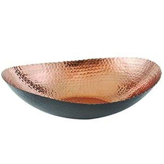 12 x 8.75 in. Oval Bow Black & Copper for Home Decoration