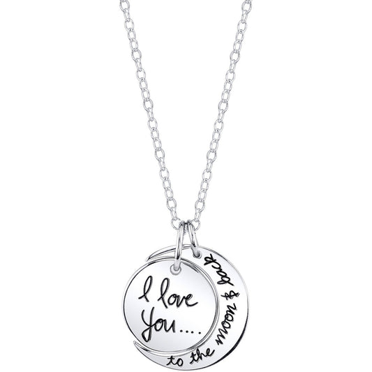 I Love You to the Moon & Back Necklace for Women