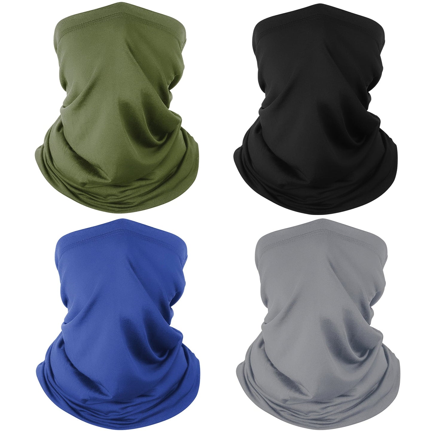 4 Pack Neck & Face Covering Mask Balaclava for Sun Protection