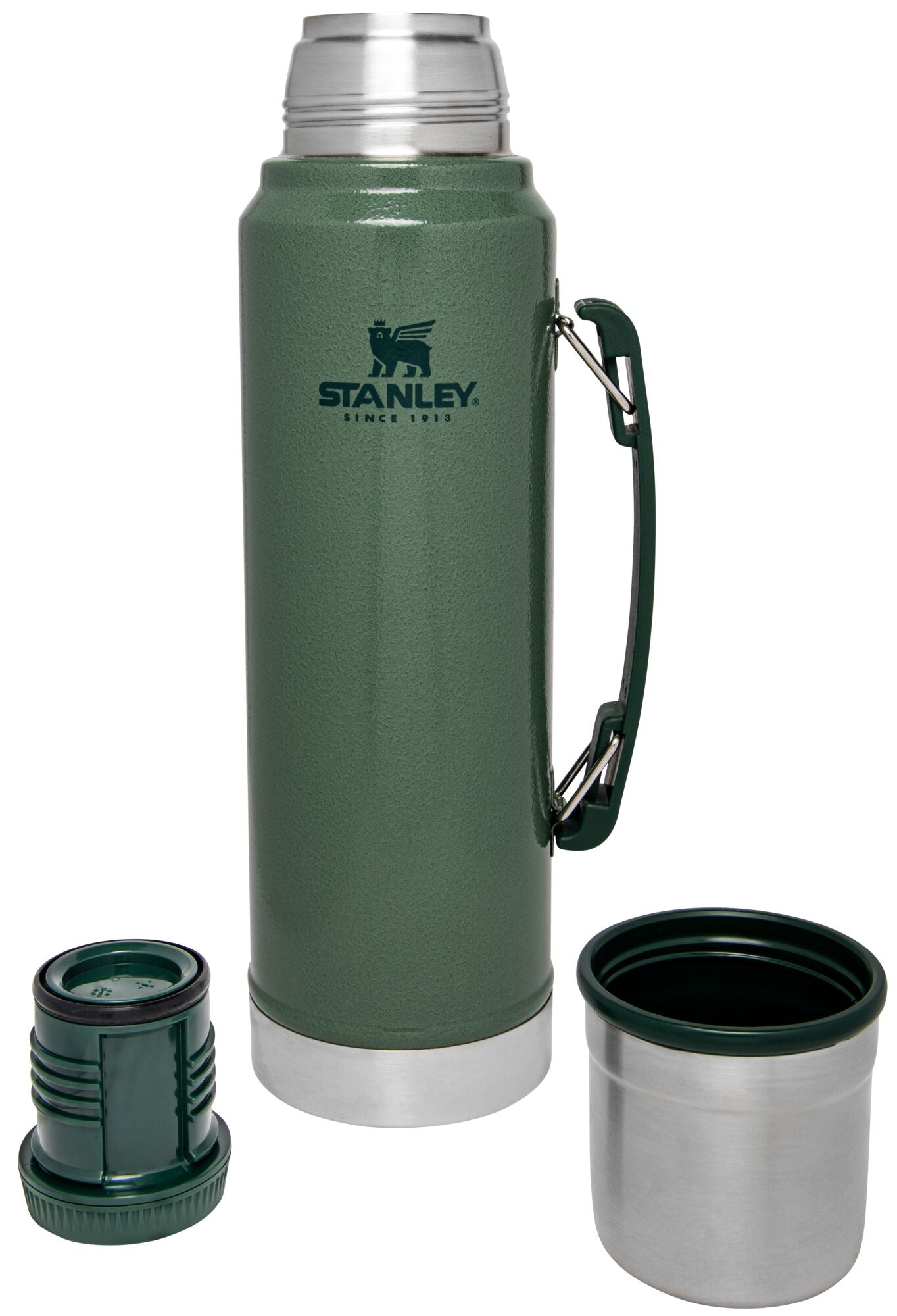 Stanley Classic Stainless Steel Vacuum Insulated Thermos Bottle, 1.1 qt