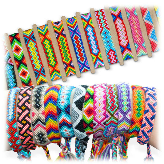 10 Pcs Woven Nepal Style Friendship Bracelets