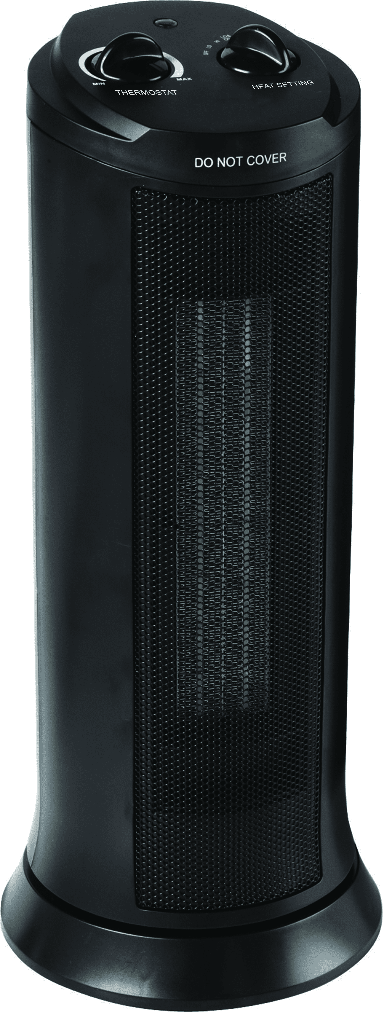 17" 1500W Ceramic Tower Space Heater, Black