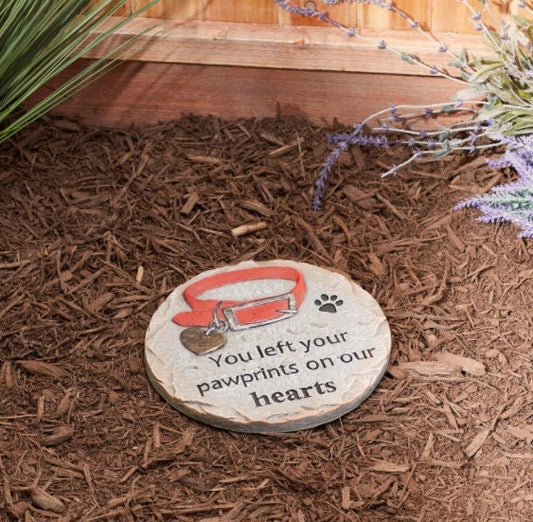 Pet Memorial Stone, Grave Marker, Dog or Cat Memorial Headstone, Sympathy & Pet Loss Gift for Garden Lawn, 3 Designs