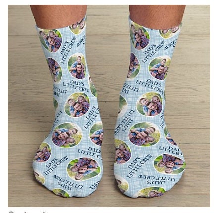 Create Your Own Inspirational Photo Message Socks, Customize Your Name, Team Number, Sports Team, Gifts Ideas for Men, Women, Kids