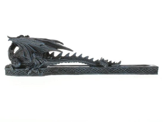 Dragon Incense Burner Stick Holder, Gothic Home Decor 11"