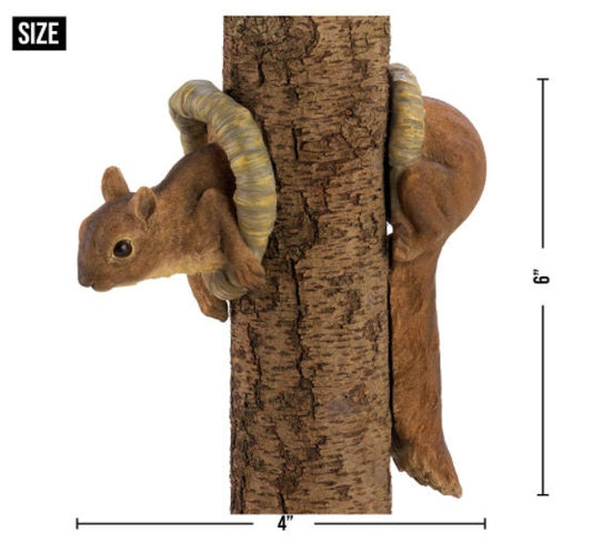 Squirrel Design Woodland Tree Decor, For Outdoor Patio, Garden Decor