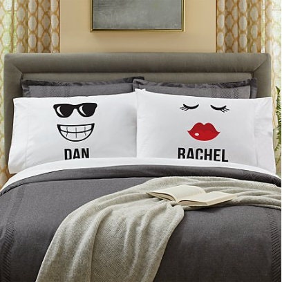 Create Your Own Pillow Cases- Set of 2 Cute and Cuddly Pillow Case for Valentines Day, Gift Ideas