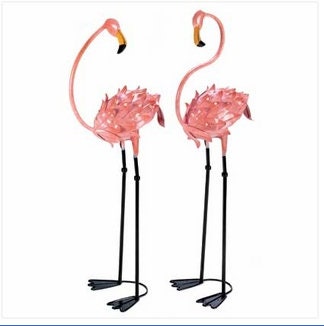 Flamboyant Pink Flamingo Garden Stakes, Stylish and Attractive Outdoor, Patio, Garden Decor