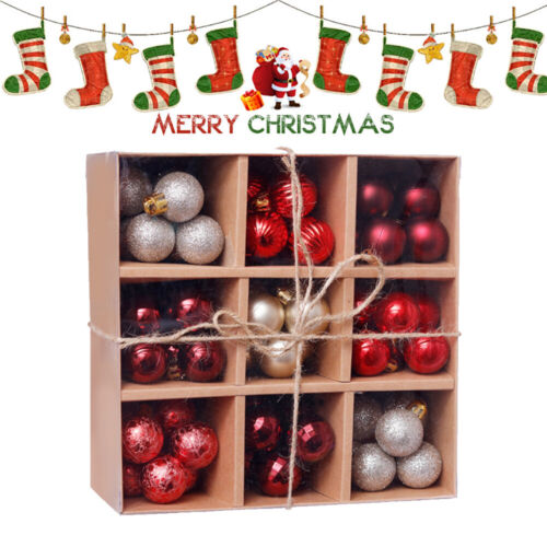 99Pcs Christmas Balls Tree Hanging Pendant Home Party Decor New Year Decoration