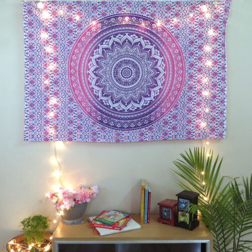 Ombre Wall Hanging Mandala Hippie Wall Tapestry Bohemian Home Decor