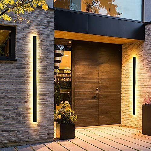 LED Wall Light Sconce Waterproof Outdoor Modern Lamp Exterior Lights Long Strip