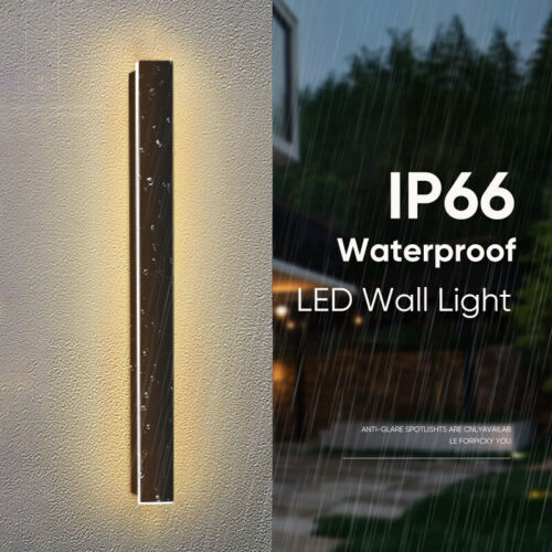 LED Wall Light Sconce Waterproof Outdoor Modern Lamp Exterior Lights Long Strip