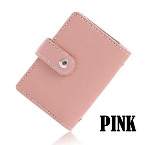 RFID Blocking ID Credit Card Holder 26 Cards Slim PU Leather Pocker Case Wallet