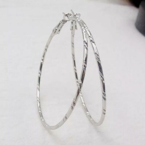 60mm Simple Large Circle Round Big Hoop Earring for Women Fashion Jewelry