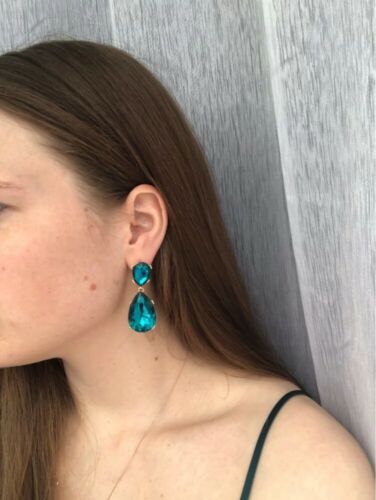 Water Crystal Drop Earrings Vintage Wedding Jewelry For Women Fashion