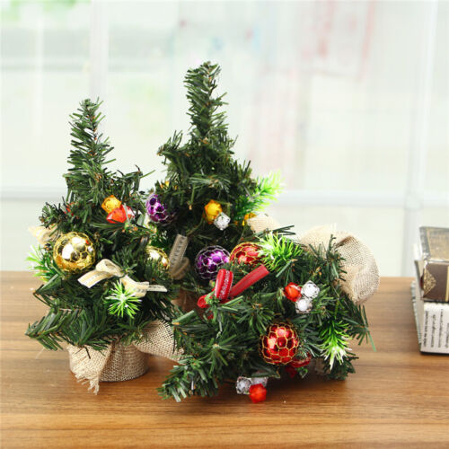 Mini Christmas Tree Xmas Craft Decor Ornament Gift Home Decoration