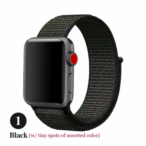 Woven Nylon Band For Apple Watch Sport Loop iWatch Series 4/3/2/1 38/42/40/44mm