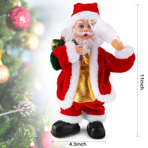 Animated Musical Santa Claus Electric Climbing Ladder Christmas Decor Kids Doll