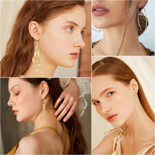 72 PCS Fashion Tassel Earrings Jewelry Set Ear Hoop Stud Drop