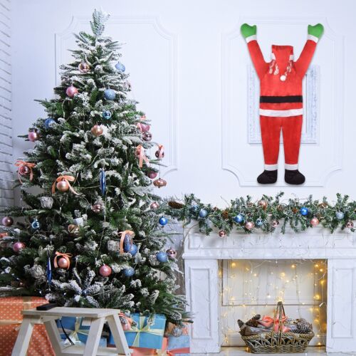 Christmas Hanging Santa Claus Decoration Yard Climbing Xmas Party Indoor Outdoor